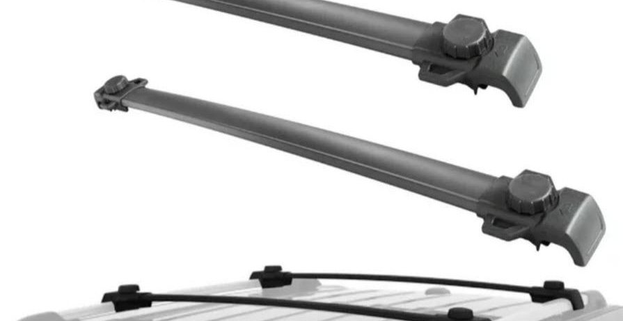 2005-2010 WK Jeep Grand Cherokee Roof Rack Cross Bars Front and Back (OEM)