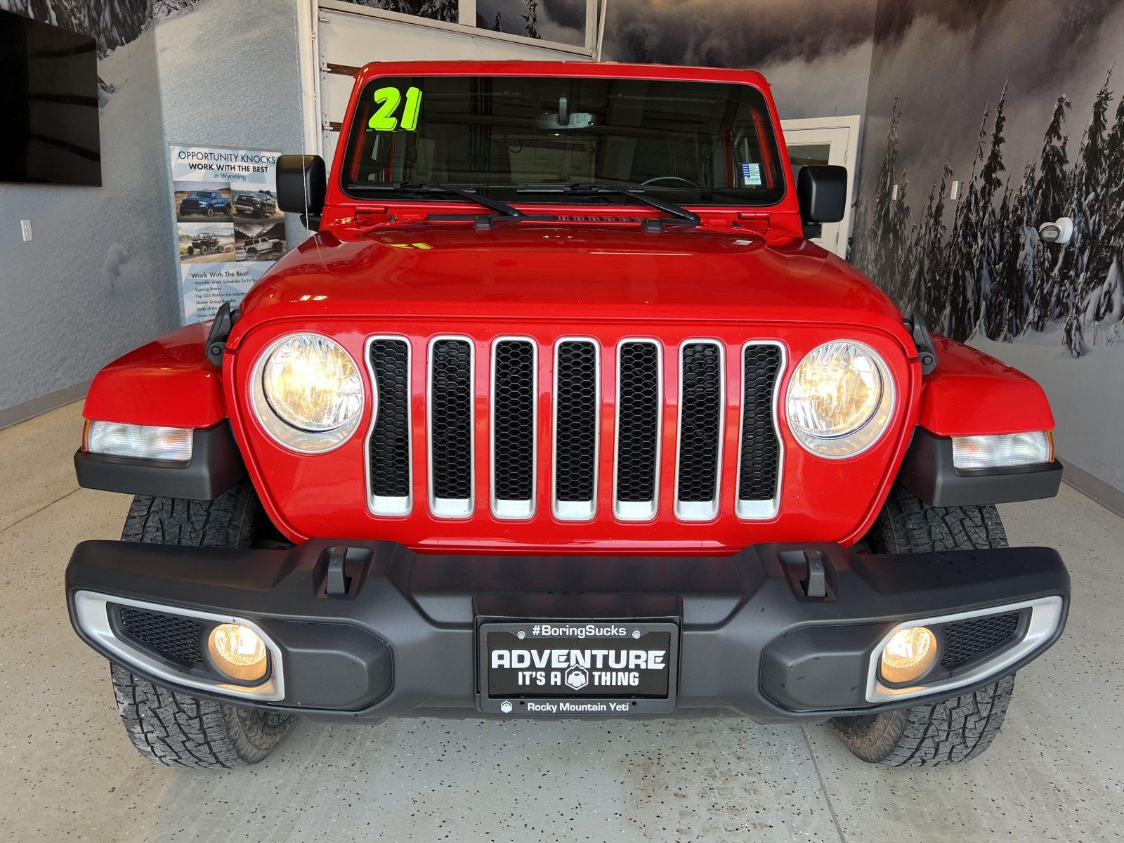 2021 Jeep Wrangler Unlimited Sahara 4×4 (OPEN TO TRADES)
