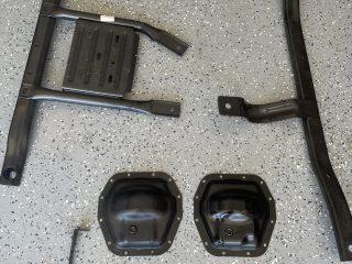 JL gas tank skid and cross members. New condition