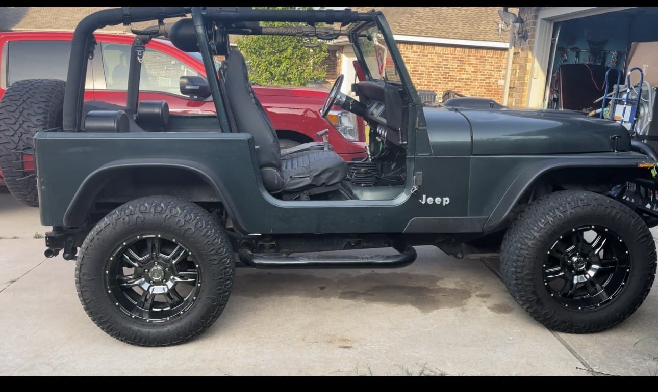 1994 jeep YJ with 350 crate motor