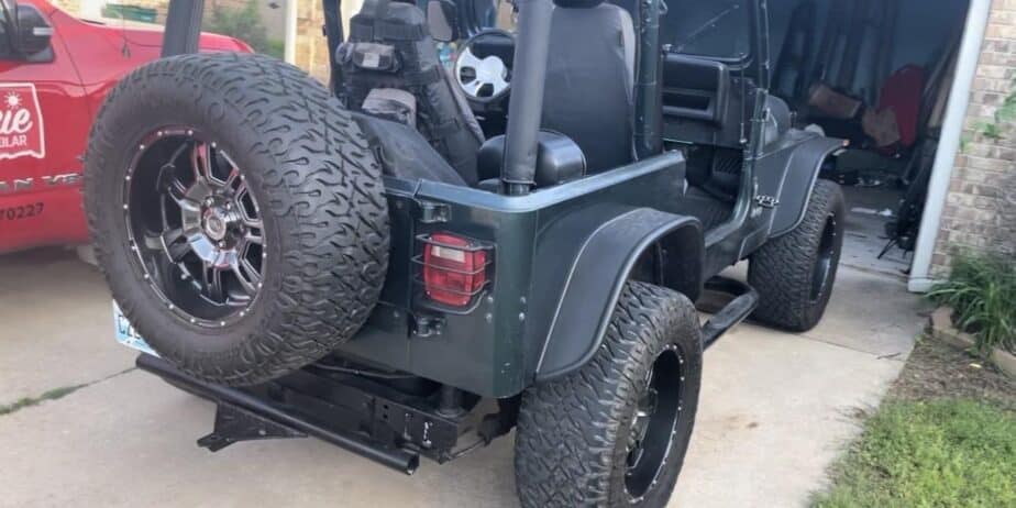 1994 jeep YJ with 350 crate motor