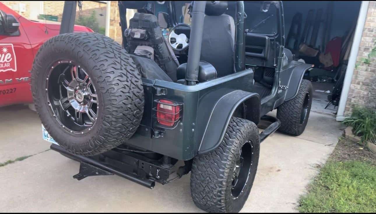 1994 jeep YJ with 350 crate motor