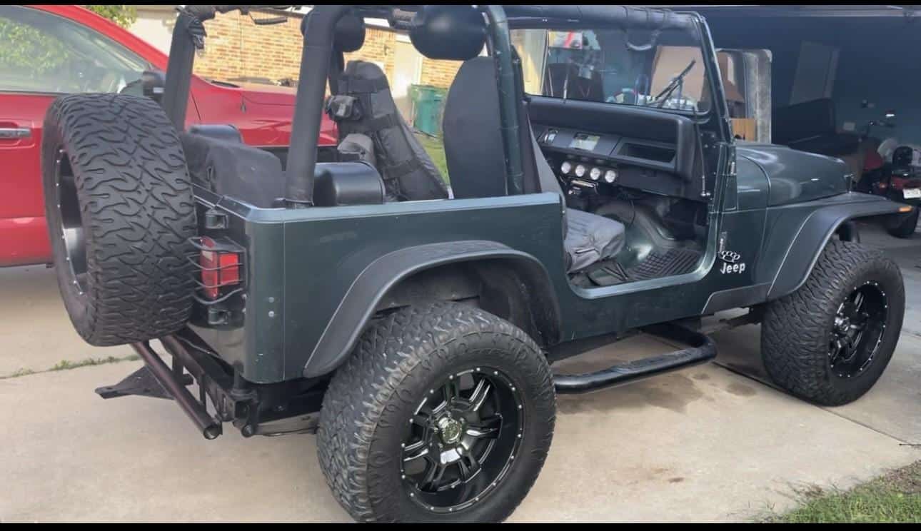1994 jeep YJ with 350 crate motor