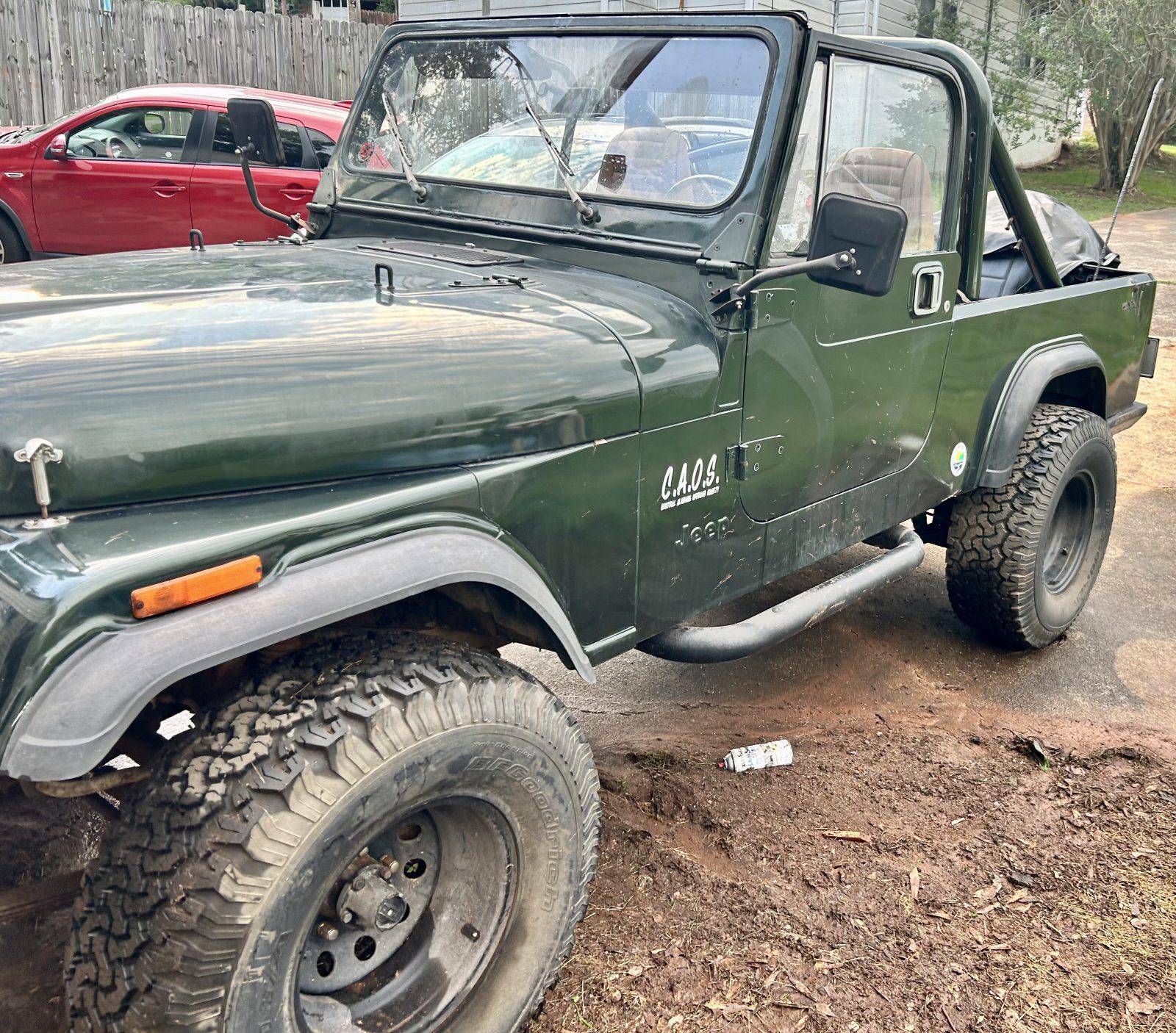 1984 jeep CJ seven scrambler
