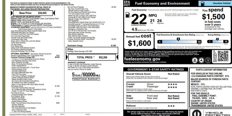 2022 Willys Wrangler Unlimited! 4k miles!