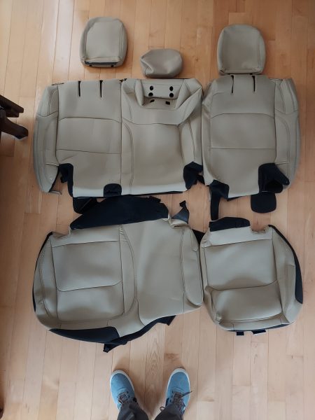 Factory original Heritage Tan Seat covers for Jeep JL unlimited