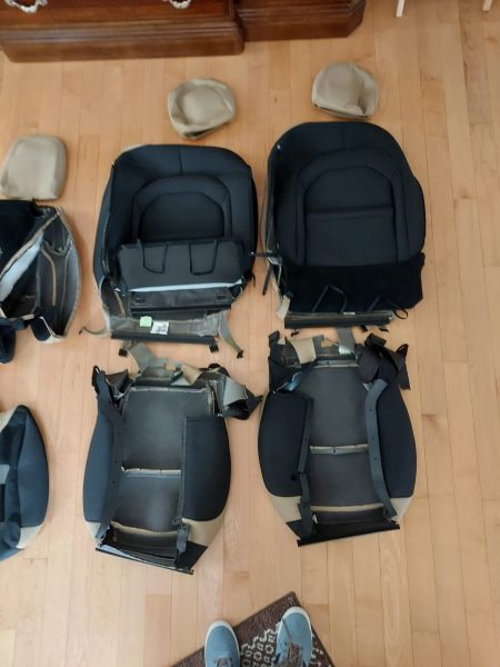 Factory original Heritage Tan Seat covers for Jeep JL unlimited