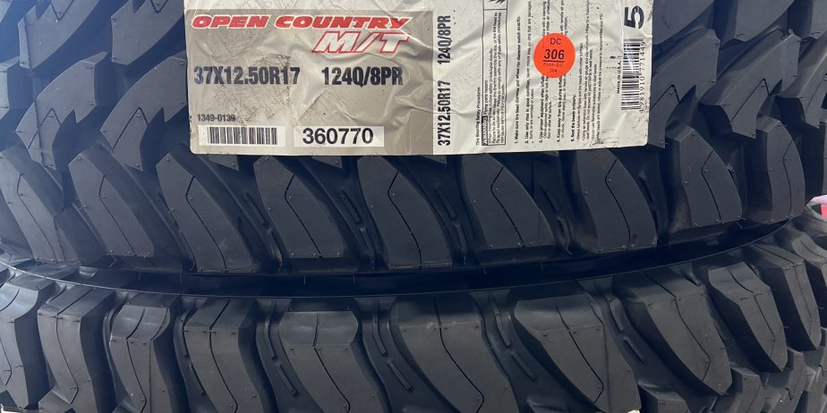 37×12.50R17 Toyo Open Country MT *$375 EACH SPECIAL DEAL🔥✅*