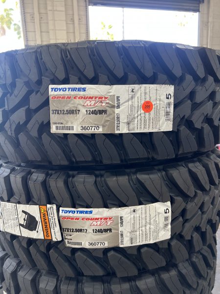 37×12.50R17 Toyo Open Country MT *$375 EACH SPECIAL DEAL🔥✅*
