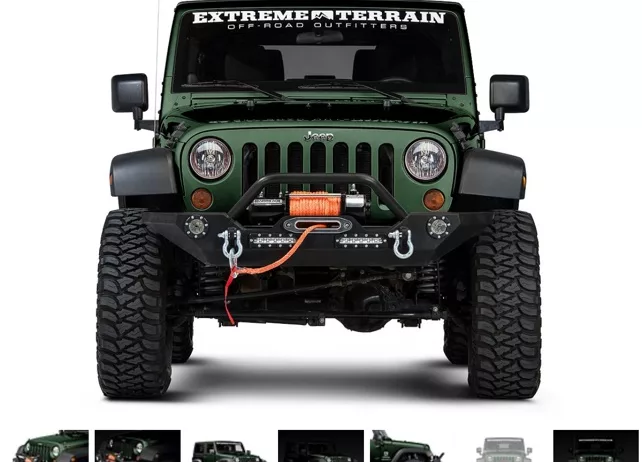 Barricade Trail Force HD Front Bumper with LED Lights Part number J102909