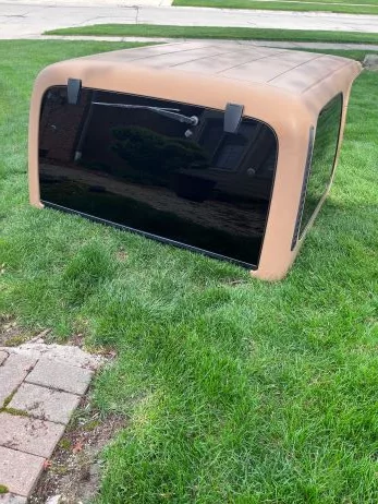 Tan Hard top with tinted windows for Jeep Wrangler Sport TJ
