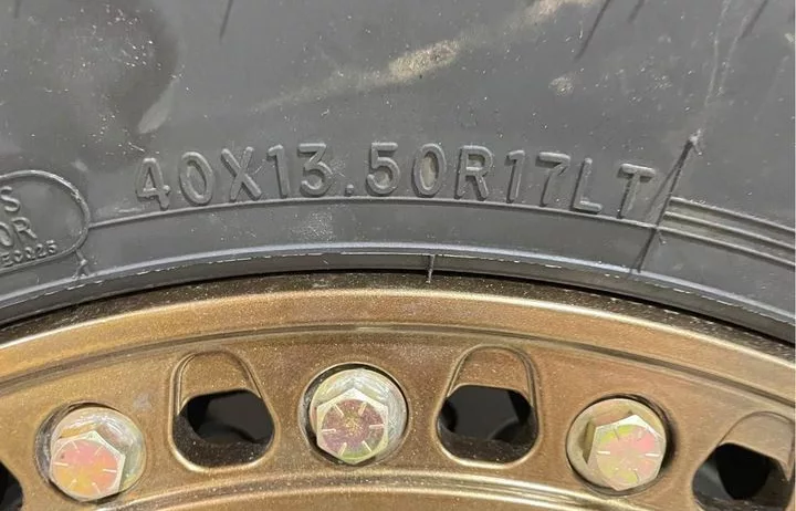 Cooper STT Pro 40×13.50×17 On KMC Grenade Crawl Beadlock 8on6.5 Wheel Pattern