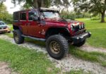 2011 Jeep Wrangler JKU -3.5” pro comp lift -Rough country control arm relocation -Falcon 2.1 steering stabilizer -Fox 2.0 shocks -35” Nitto’s -Remote start -Yukon 5.13 gears