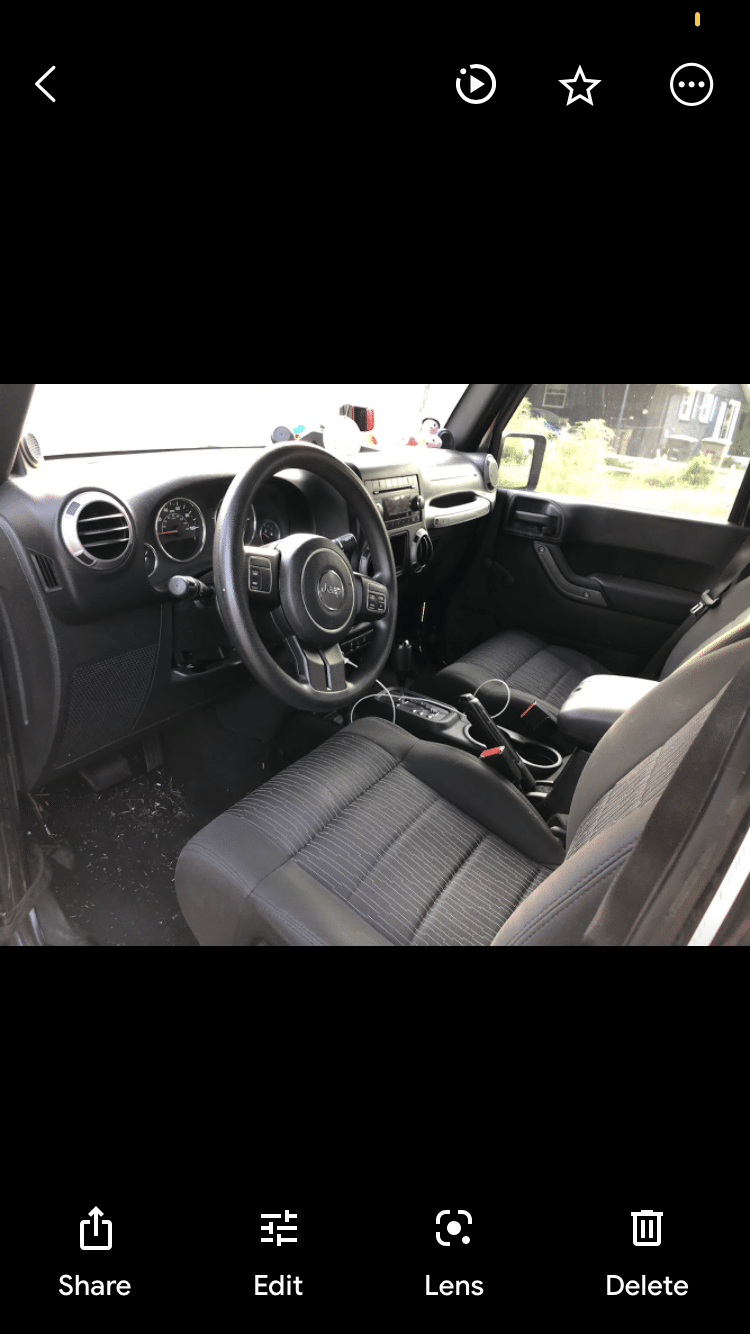 Black 2012 Jeep Wrangler