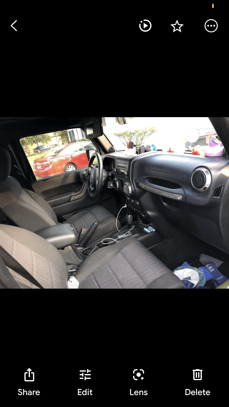 Black 2012 Jeep Wrangler