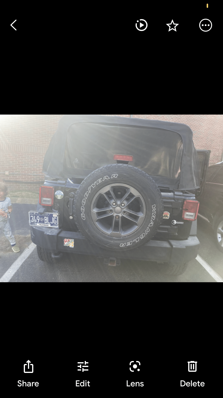 Black 2012 Jeep Wrangler
