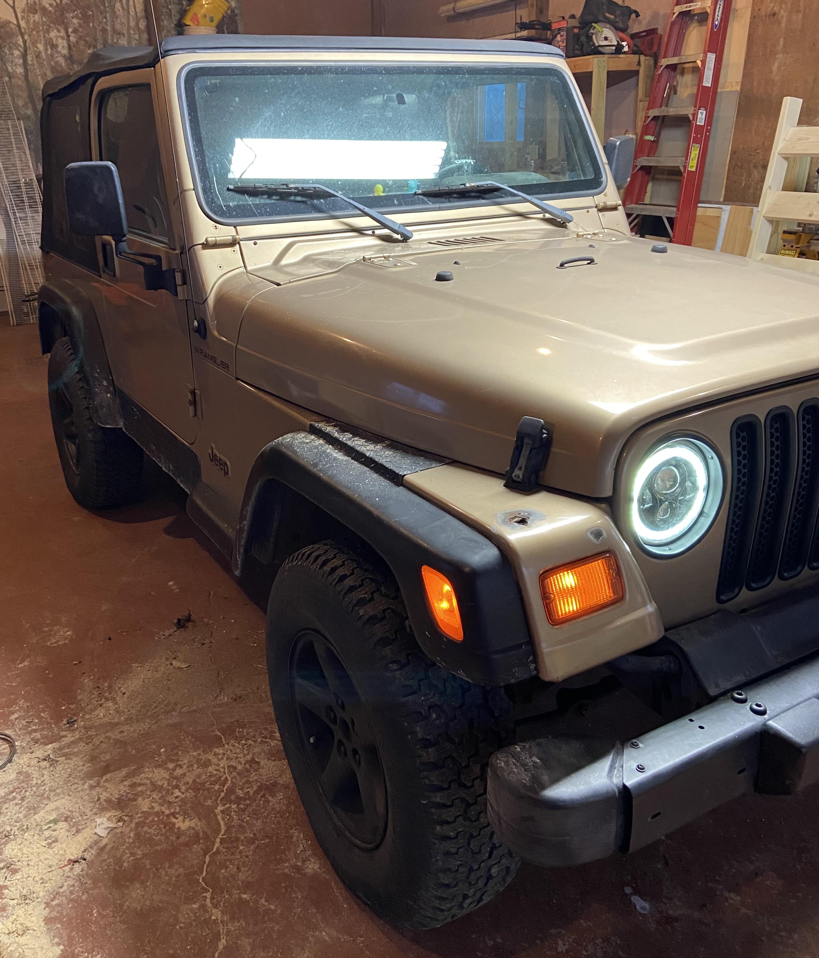1999 Jeep Wrangler TJ, 2.5 4 cylinder, 5 speed manual, 153k miles