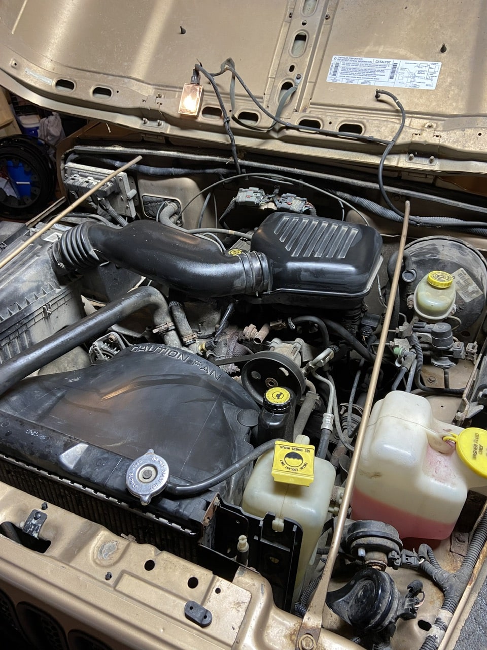 1999 Jeep Wrangler TJ, 2.5 4 cylinder, 5 speed manual, 153k miles