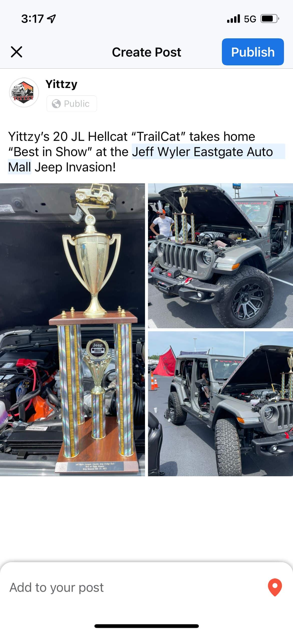 707hp **Hellcat** 2020 Wrangler JLU Rubicon