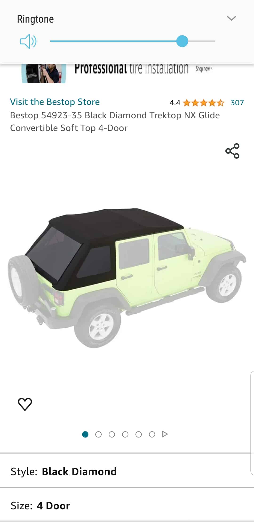 Bed top jeep top