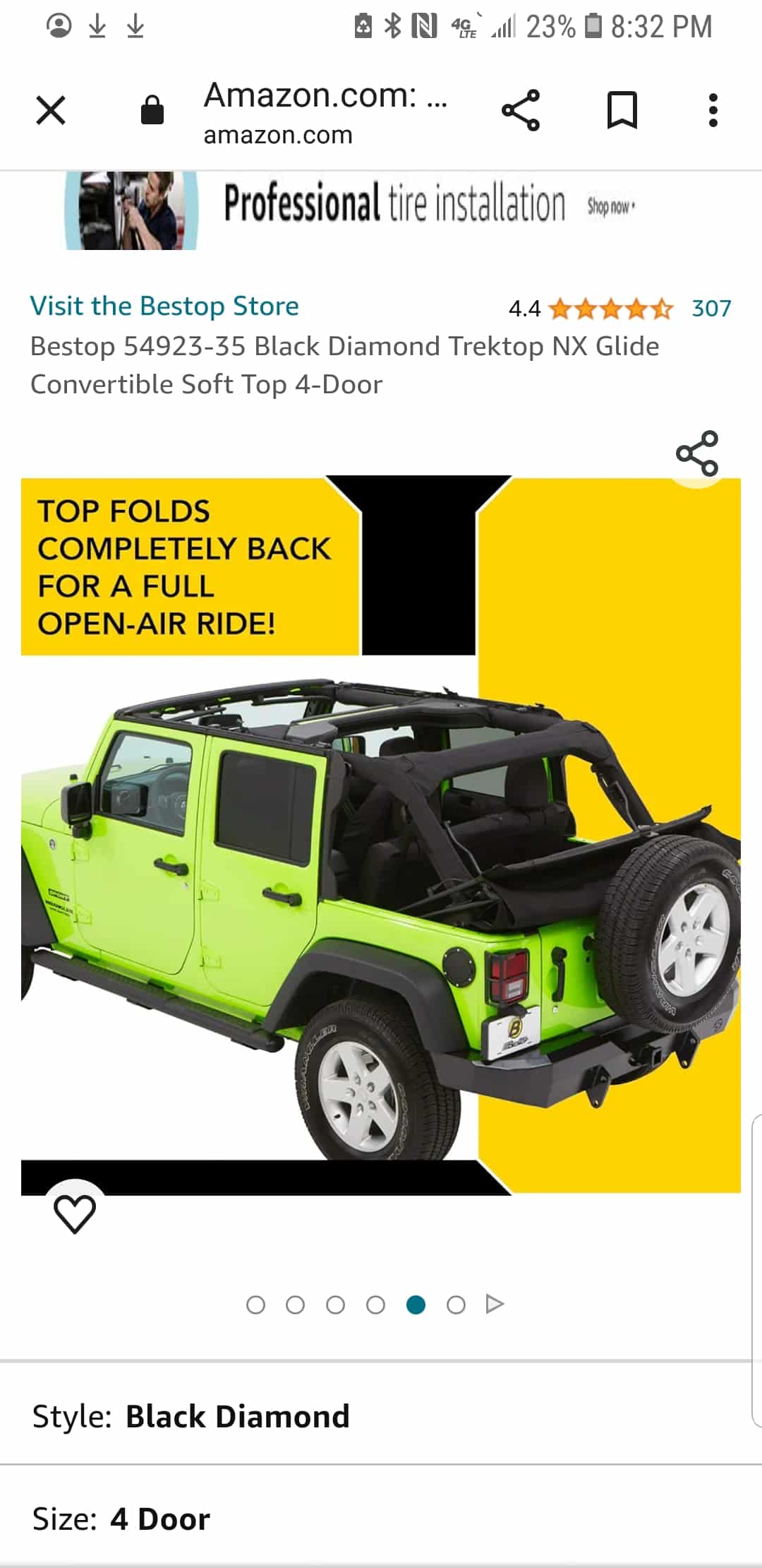 Bed top jeep top