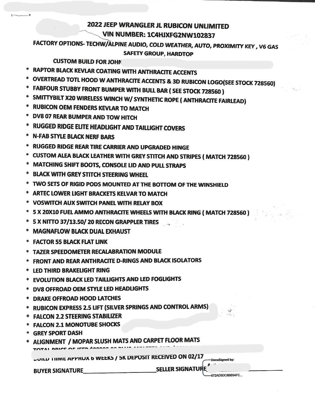 2022 Jeep Wrangler Unlimited Rubicon