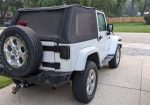 Jeep 2dr Sahara with newer engine w/ warranty. Clean title
