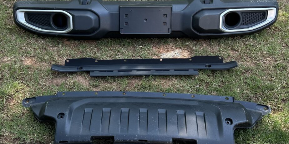 Front and Rear OEM bumpers (without sensors)