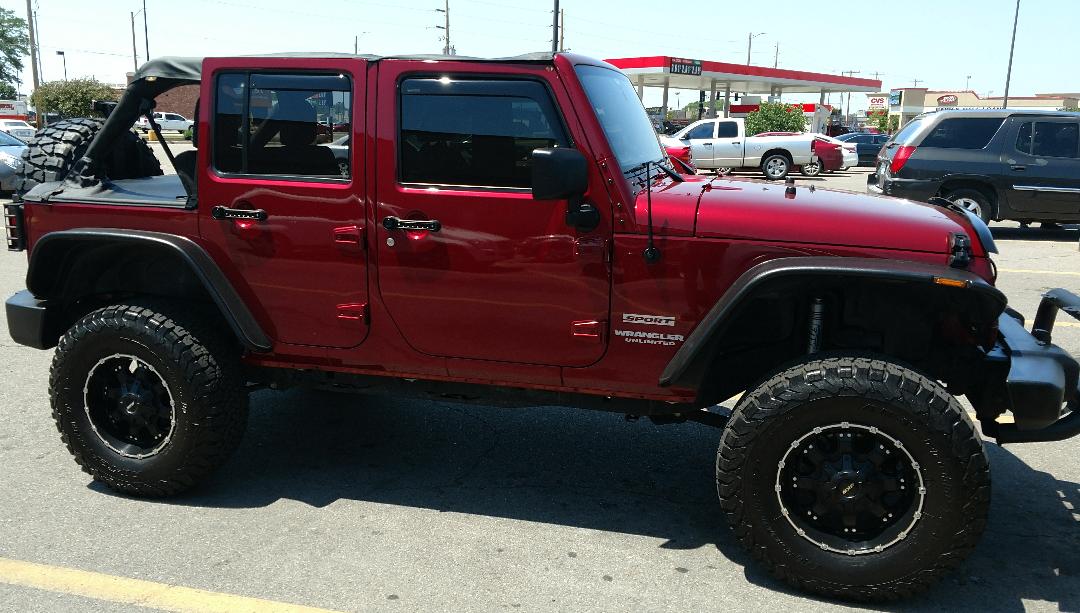 Bushwacker Flat Flare fenders front and back (slightly used)