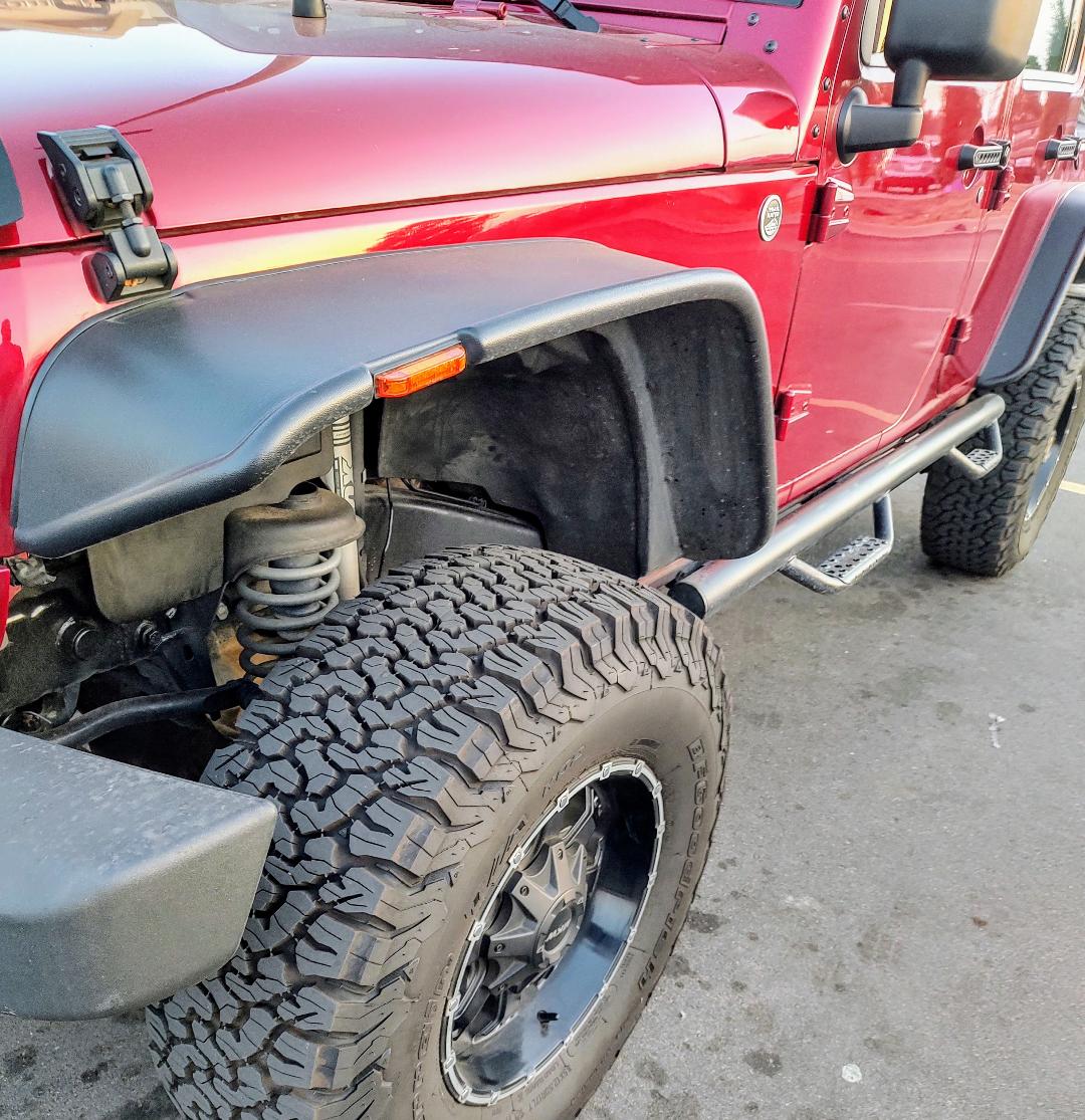 Bushwacker Flat Flare fenders front and back (slightly used)