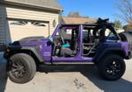 18 Jeep Wrangler JKU Sport purple 26k miles 3.6 auto 4” lift 37 fuel ass whls