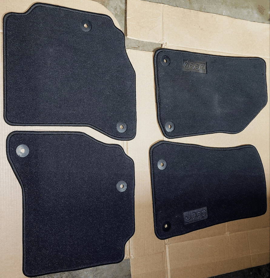 Gladiator Genuine Mopar OEM Carpet Floor Mats – Premium; NEW