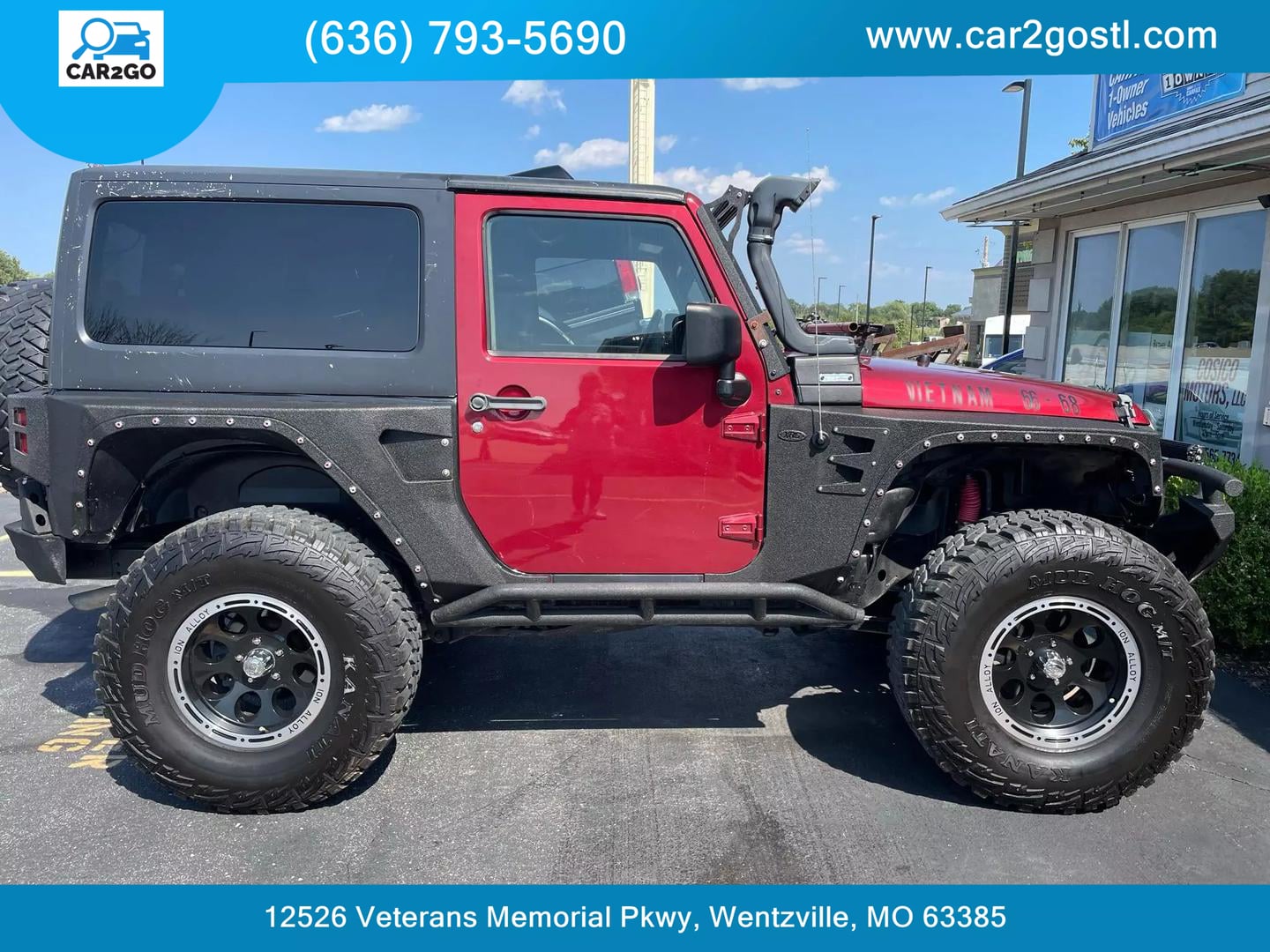 2012 Wrangler 62K miles loaded with Extras