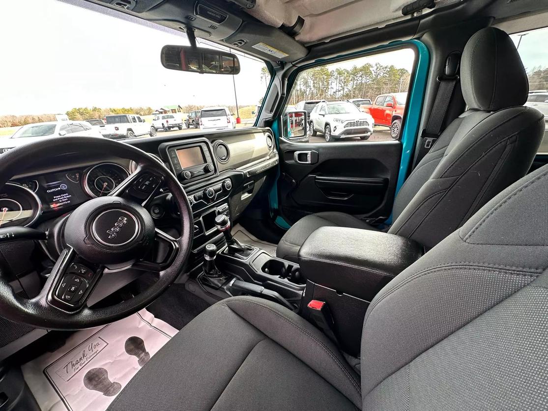 2019 JEEP WRANGLER MANUAL, 6-SPD SPORT SUV 2D V6, VVT, 3.6 LITER 4WD 32K MILES