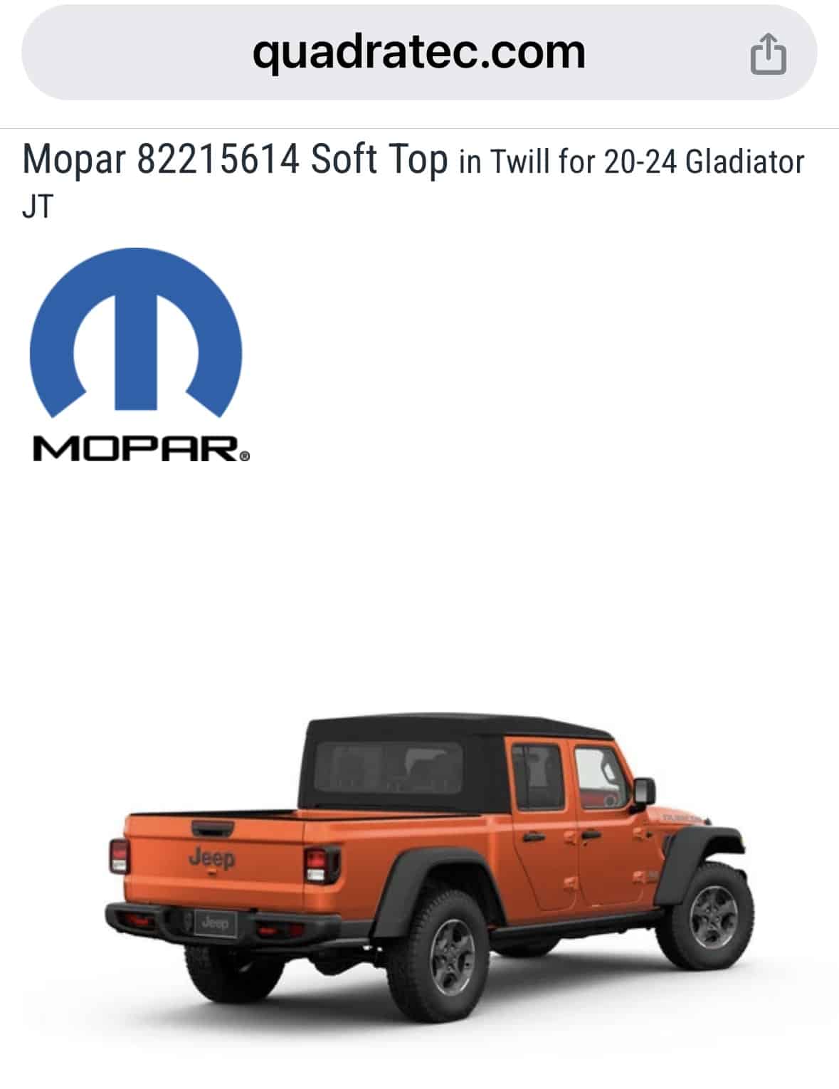 Brand new soft top 2020-2024