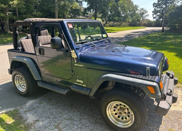 2003 Wrangler Sport, Navy Blue, Hard top, 200k Miles