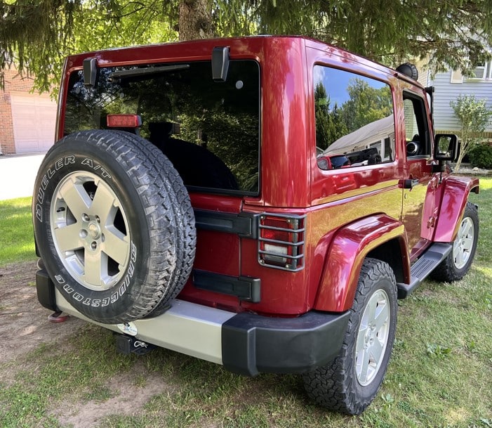 2012 Jeep Wrangler Sahara Sport Utility Deep Cherry Red 6 cyl 6 speed MANUAL