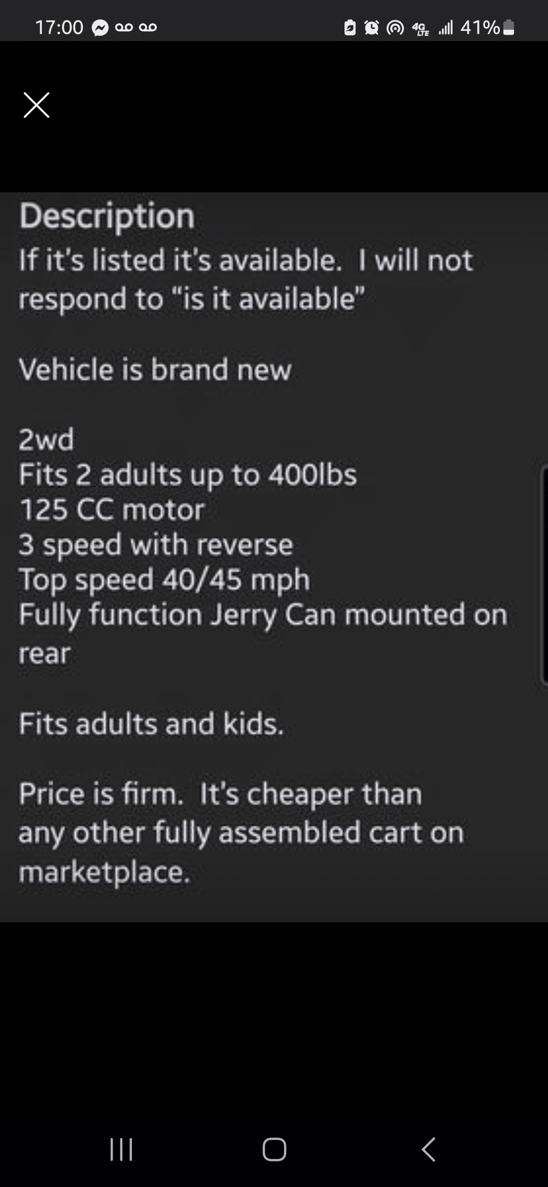 2024 Jeepster Go-cart