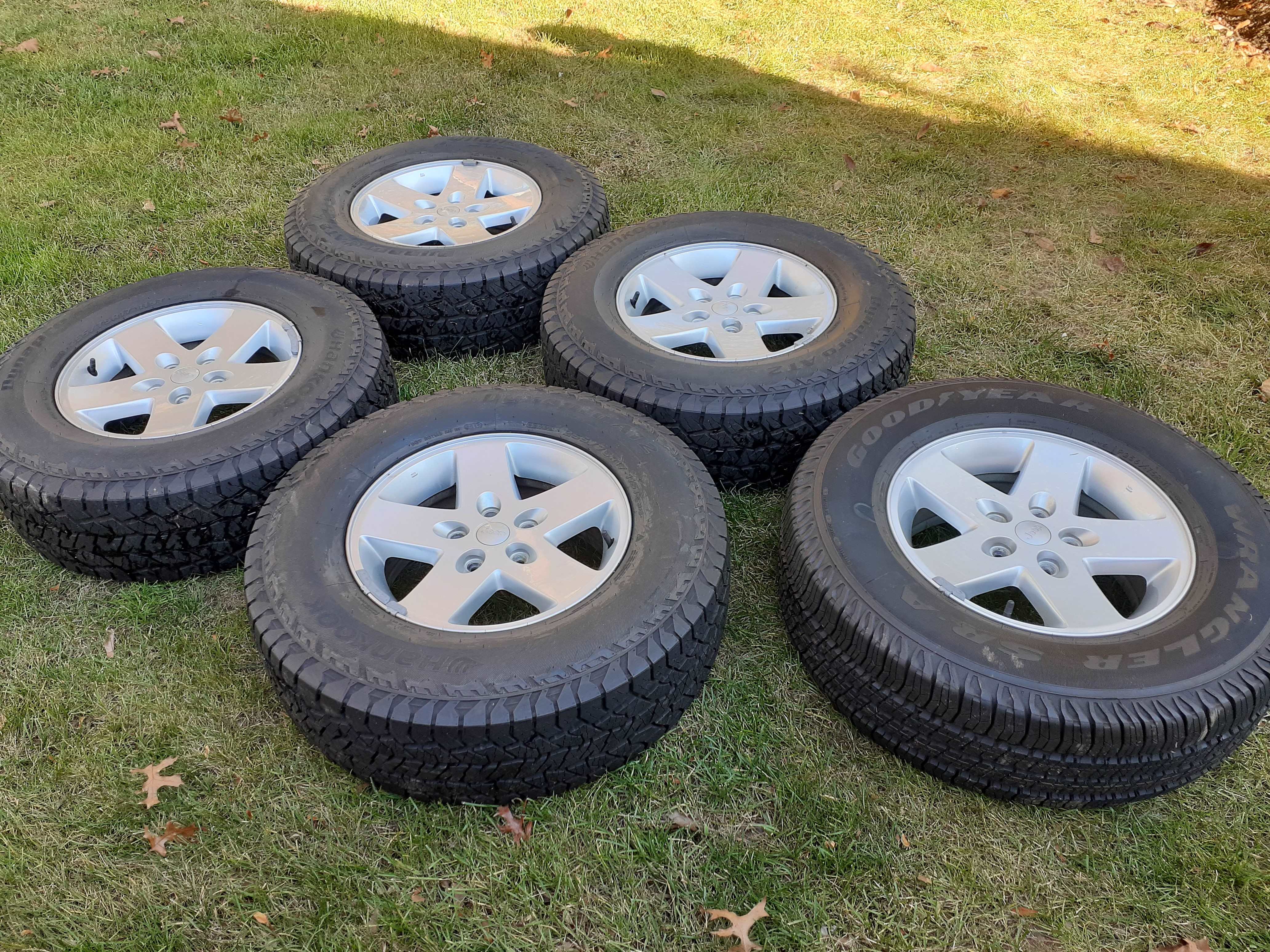 Wrangler wheels and tires