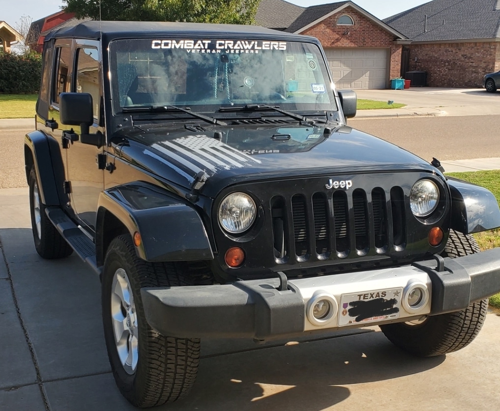 2013 Jeep Wrangler Sahara Stock front grille insert