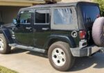 2013 Jeep Wrangler Sahara Stock soft top and frame