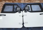 BRIGHT WHITE JEEP WRANGLER JL 2 DORR MOPAR HALF DOORS