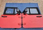 FIRECRACKER RED JEEP WRANGLER JL 2 DORR MOPAR HALF DOORS