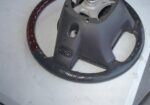 02-04 Jeep Grand Cherokee Overland Wood Leather Steering Wheel YF791DVAB