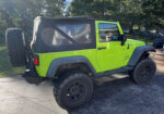 FUN LIFTED LIME GREEN JEEP FOR SALE