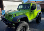 FUN LIFTED LIME GREEN JEEP FOR SALE