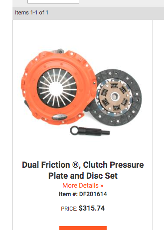 Centerforce #DF201614 Dual Friction Clutch Pressure Plate and Disc Set