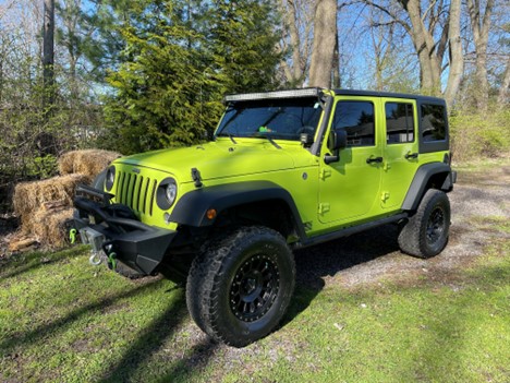 Hyper Green Jeep Wrangler Sport Unlimited