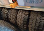 Super sticky Super Swamper SSR Radials for Jeep wheel set