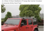 Jeep Wrangler JL cross bars & nerf bars